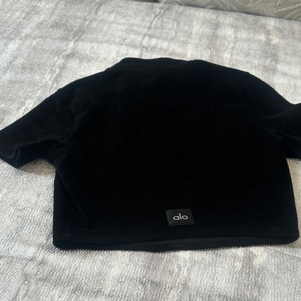 ALO Yoga Black Crop Top - Picture 4 of 6